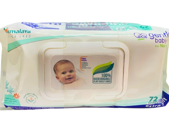Himalaya Gentle Baby Wipes (Pack of 4)